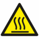 Výstražná bezpečnostní značka: Symbol bez textu - Nebezpečí popálení