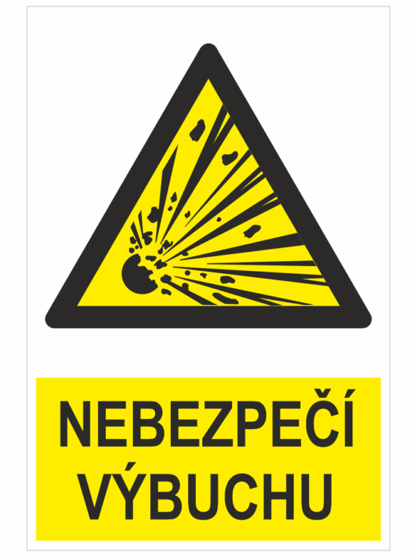 Nebezpečí výbuchu ISO 7010