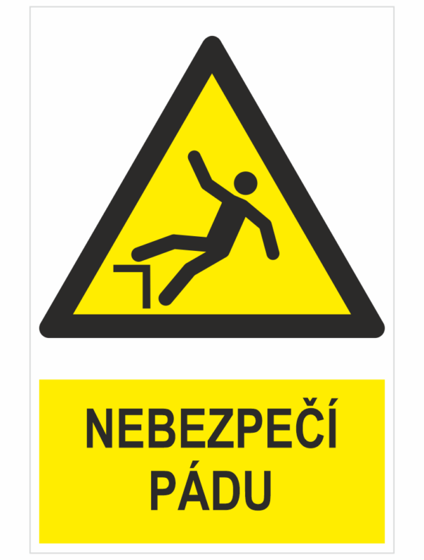 Nebezpečí pádu ISO 7010