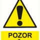 201945 | KRIŽAN - safetyshop Výstražná bezpečnostní tabulka symbol s textem: "Pozor zavřeno"