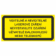 205018 | KRIŽAN - safetyshop Výstražná bezpečnostní tabulka s textem: "Viditelné a neviditelné laserové záření Nevystavujte ozáření uživatelé dalekohledů nebo teleskopů"