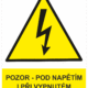 Značení elektro a ESD - Elektro výstrahy: Pozor pod napětím i při vypnutém hlavním vypínači