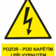 210122 | KRIŽAN - safetyshop Značení elektro a ESD - Elektro výstrahy: Pozor pod napětím i při vypnutém jističi