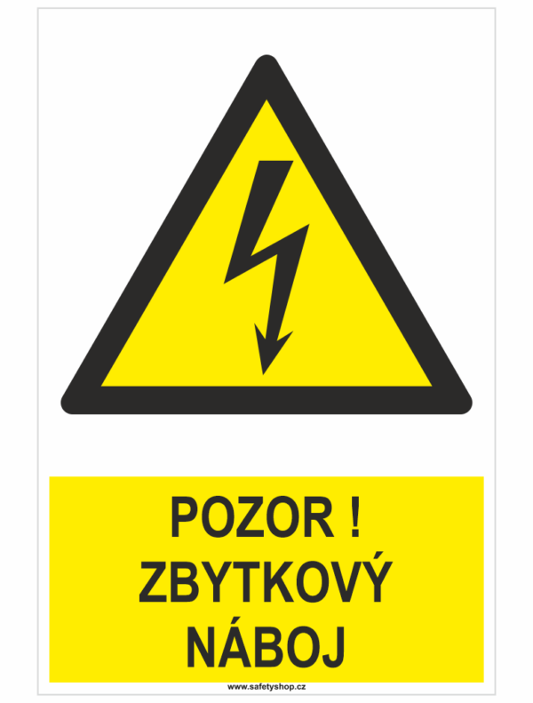 Pozor ! Zbytkový náboj