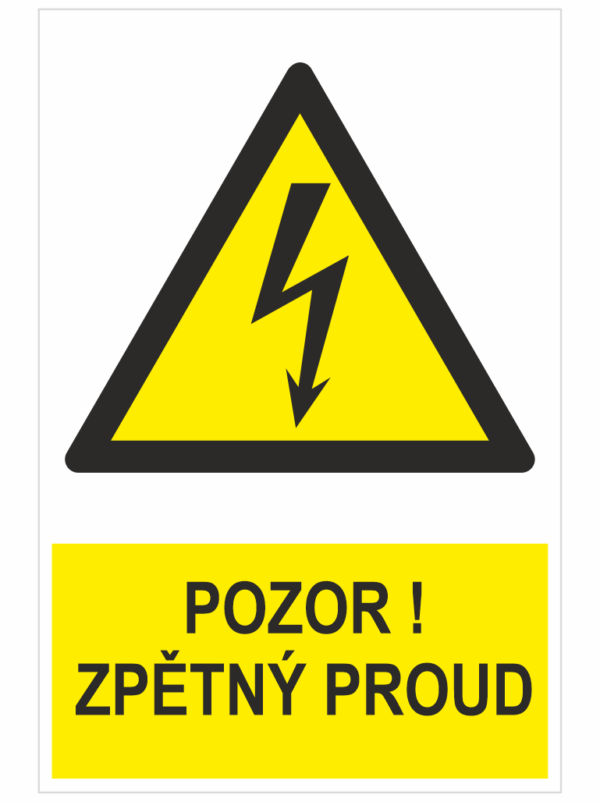 Pozor! Zpětný proud