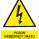 Značení elektro a ESD - Elektro výstrahy: Pozor nebezpeční úrazu indukovaným napětím