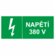Značení elektro - Značení uzávěrů a vypínačů: Napětí 380 V