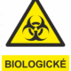 210241 | KRIŽAN - safetyshop Výstražná bezpečnostní tabulka symbol s textem: "Biologické riziko"
