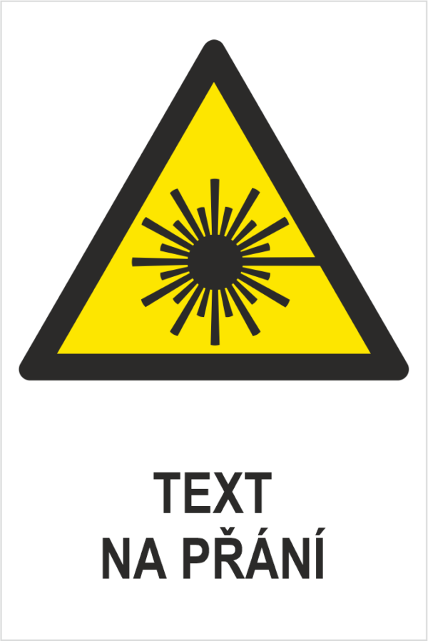 LASEROVÝ  PAPRSEK - Váš text