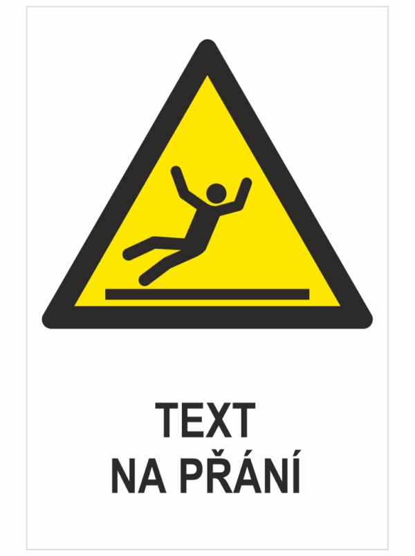 KLUZKÝ POVRCH ISO 7010- Váš text