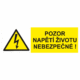 210302 | KRIŽAN - safetyshop Značení elektro a ESD - Elektro výstrahy: Pozor napětí životu nebezpečné !