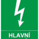 Značení elektro - Značení uzávěrů a vypínačů: Hlavní jistič