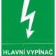 216137 | KRIŽAN - safetyshop Značení elektro - Značení uzávěrů a vypínačů: Hlavní vypínač výtahu