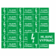 216140A | KRIŽAN - safetyshop Značení elektro a ESD - Symboly a aršíky: Hlavní vypínač (Aršík)