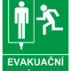 Značení budov - Značení výtahu: Tabulka Evakuační výtah