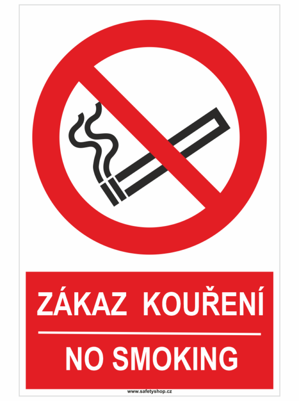 Zákaz kouření / No smoking ISO 7010
