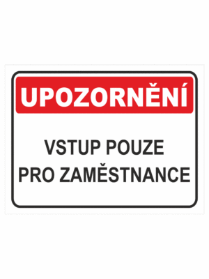 Vstup pouze pro zaměstnance