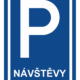 Značení budov a místnosti - Označení parkování: Značka Parkoviště / Návštěvy