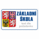 Značení budov - Označení škol: Základní škola (Státní znak + Text, Horizontální)
