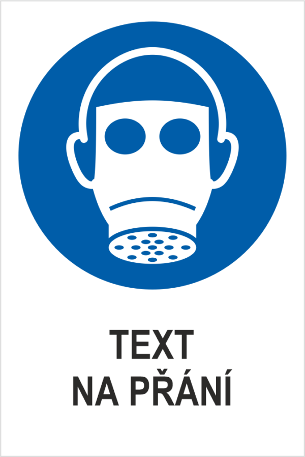 Nosit respirátor proti prachu - Váš text