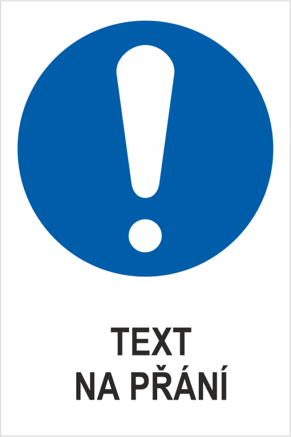 Obecný příkaz - Váš text