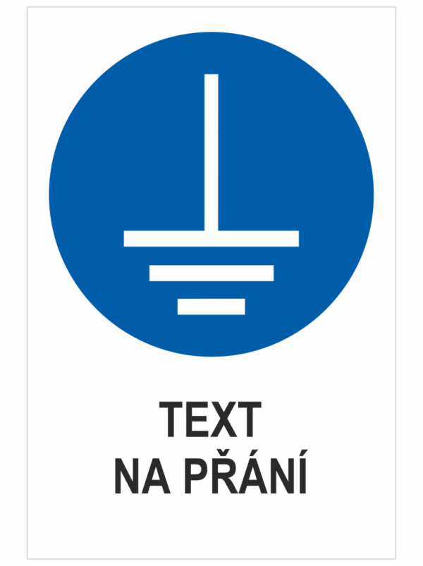 PŘIPOJIT  UZEMŇOVACÍ SVORKU K ZEMI - Váš text