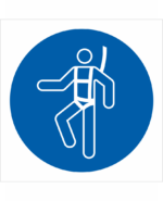 Bezpečnostní značení - Příkazový symbol: Nasaďte si bezpečnostní pás