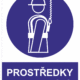 Příkazová bezpečnostní tabulka symbol s textem: "Prostředky k upoutání"