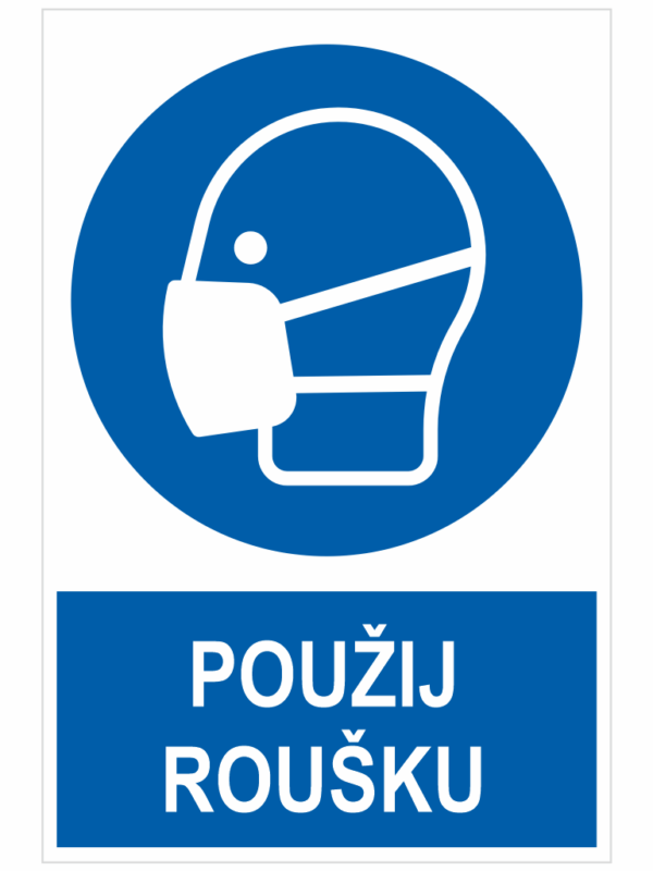 Použij roušku ISO 7010