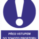 253901 | KRIŽAN - safetyshop Příkazová bezpečnostní tabulka symbol s textem: "Před vstupem do tohoto prostoru se ohlas u vedoucího"