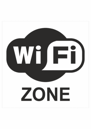 Značení budov, prostorů a vstupů - Označení wifi připojení: WIFI Zone