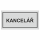Značení budov, prostorů a vstupů - Označení místnosti (Text): "Kancelář"