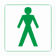 Značení budov, prostorů a vstupů - Označení místnosti (Piktogramy): WC muži