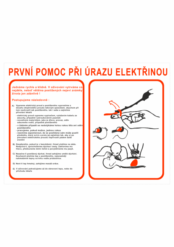 Pravidla první pomoci - První pomoc při úrazu elektřinou