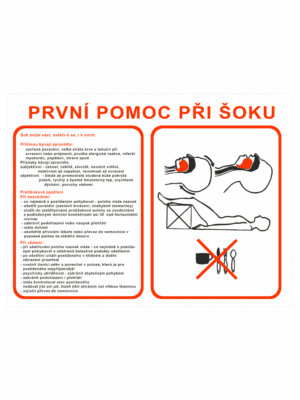 Pravidla první pomoci - První pomoc při šoku