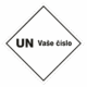 Značení nebezpečných látek a obalů - UN čísla a nápisy: UN číslo / Vaše číslo (Tisk na přání)