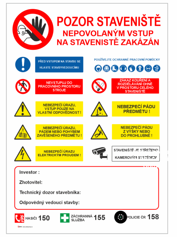 Pozor staveniště ......