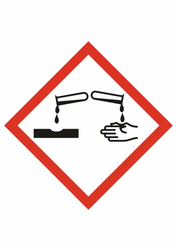 Značení nebezpečných látek a obalů - Výstražné symboly GHS/CLP: Symbol GHS Korozivní