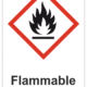 Značení nebezpečných látek a obalů - Symboly GHS s textem: "Flammable"