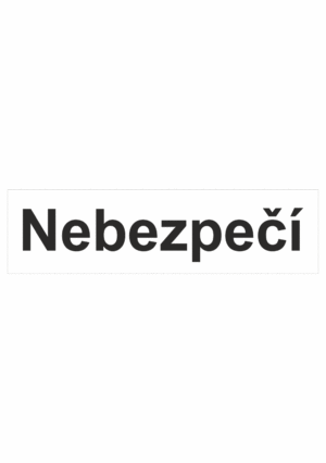 Značení nebezpečných látek a obalů - Signální slovo GHS: Nebezpečí