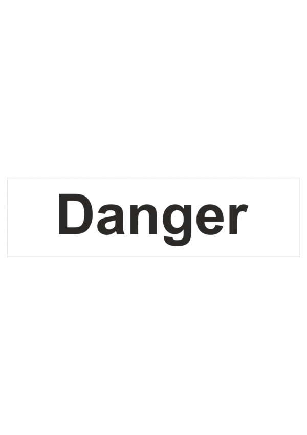 Značení nebezpečných látek a obalů - Signální slovo GHS: Danger