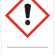 Značení nebezpečných látek a obalů - Symboly GHS s textem: Symbol Dráždivé + Vlastní popis