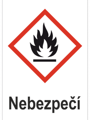 Značení nebezpečných látek a obalů - Symboly GHS Nebezpečí: Hořlavé