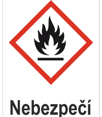Značení nebezpečných látek a obalů - Symboly GHS Nebezpečí: Hořlavé