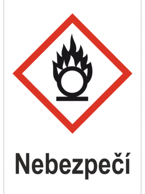 Značení nebezpečných látek a obalů - Symboly GHS Nebezpečí: Oxidující