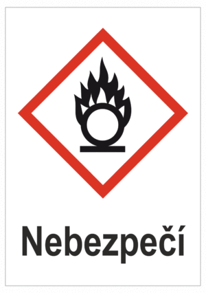 Značení nebezpečných látek a obalů - Symboly GHS Nebezpečí: Oxidující