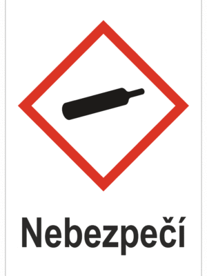Značení nebezpečných látek a obalů - Symboly GHS Nebezpečí: Plyny pod tlakem