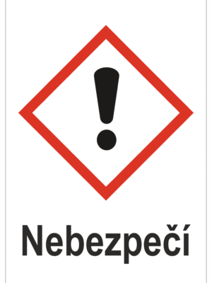 Značení nebezpečných látek a obalů - Symboly GHS Nebezpečí: Dráždivé