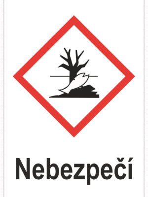 Značení nebezpečných látek a obalů - Symboly GHS Nebezpečí: Nebezpečné pro životní prostředí