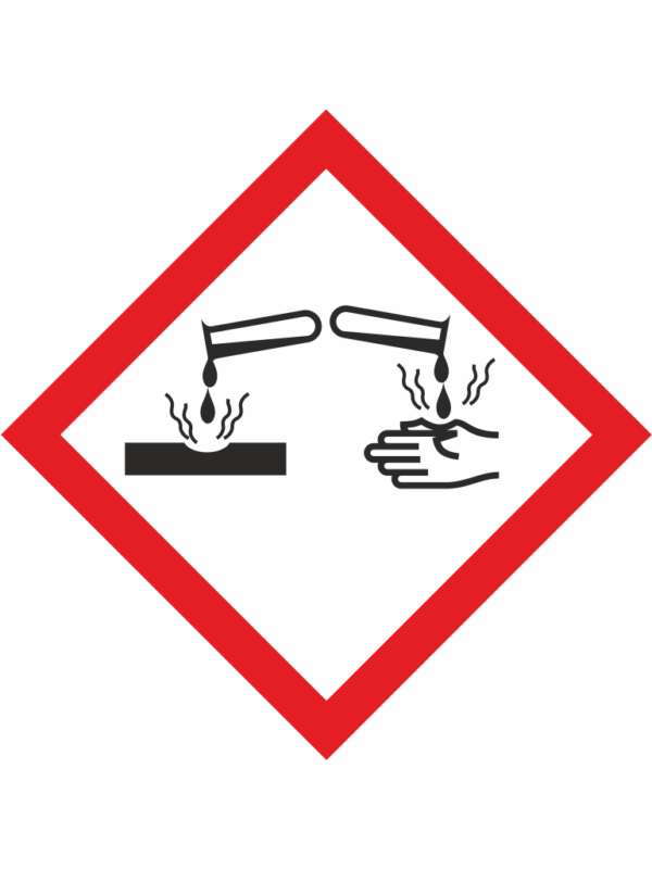 Symbol CLP/GHS 05 - Korozivní